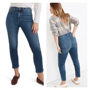 Madewell Stovepipe Jeans in Leman Wash High Rise